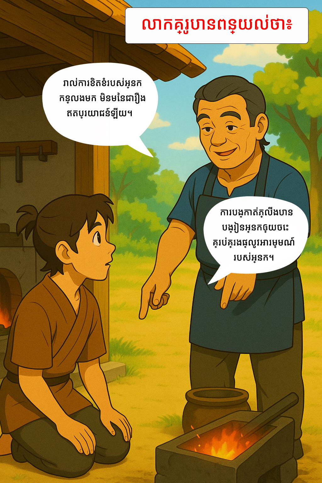 ជាងដែក និង ដាវ: Oneshot